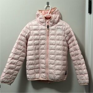 The North Face Light Pink Kids Puffer Jacket